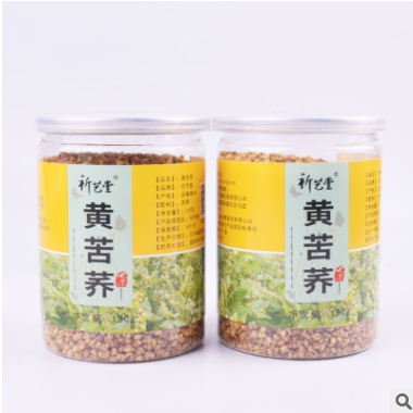 祁艺堂苦荞茶1罐130克花草茶罐装花茶批发一件代发OME贴牌代加工图3