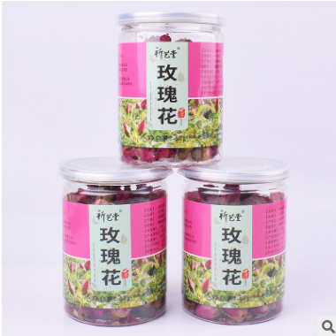 玫瑰花茶1罐50克山东红玫瑰平阴玫瑰 厂家直销 OEM贴牌代加工图2