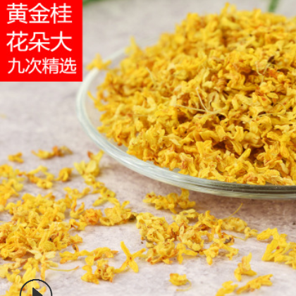 【厂家批发】广西桂林黄金桂花茶人工精选桂花干花 花茶图2