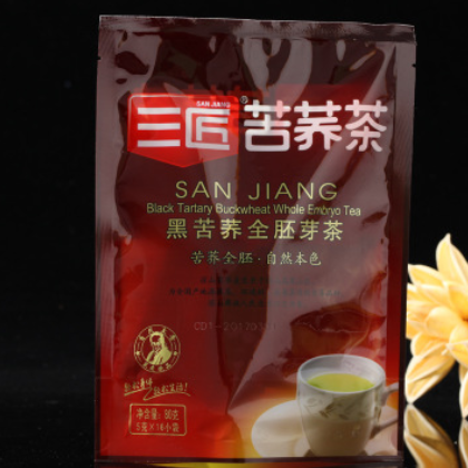 三匠苦荞茶 80克黑苦荞全胚芽茶 袋装苦荞茶叶 荞麦茶叶图2