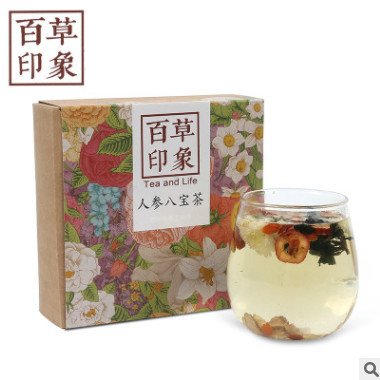 人参八宝茶组合花茶益肾茶安神明目黄精贡菊红枣枸杞茶OEM代工图3