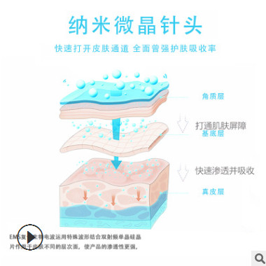 新款EMS无针水光无创水光仪美容院专用补水仪器EMS美导皮肤管理仪图3