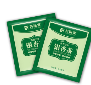 万松堂银杏茶批发/花茶/花草茶/银杏叶/饮品/量大从优图2