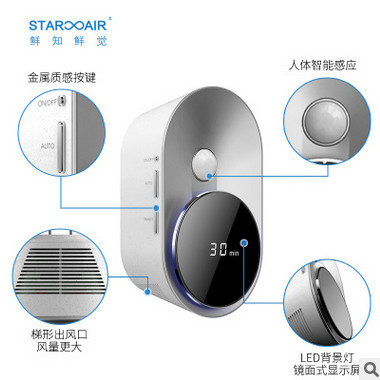 批发厕所除臭机 卫生间负离子空气净化器 家用除甲醛杀菌除味器图3