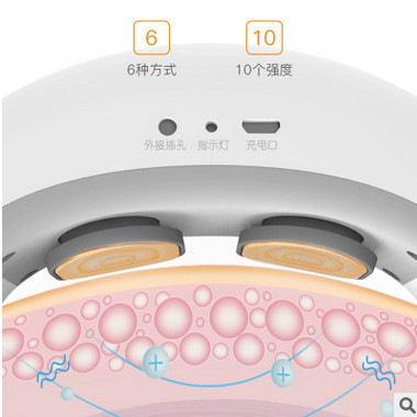 贴牌定制 语音智控无线颈椎按摩器 颈部理疗按摩仪低频车载按摩仪图2