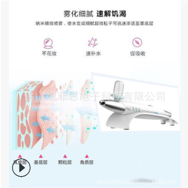 手持水氧充电式注氧仪 纳米喷雾 补水家用美容仪Water Oxygen Pen图2