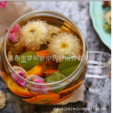 养生玫瑰花荷叶甩脂肠润组合花茶泡水饮品图3