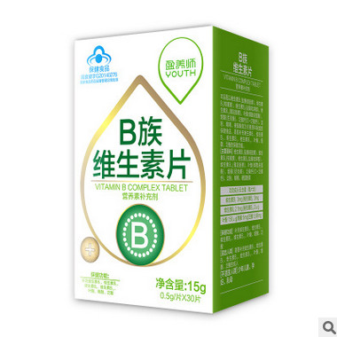 盈养师 B族维生素片 0.5g/片×30片 维生素B成人 男女性vb图2