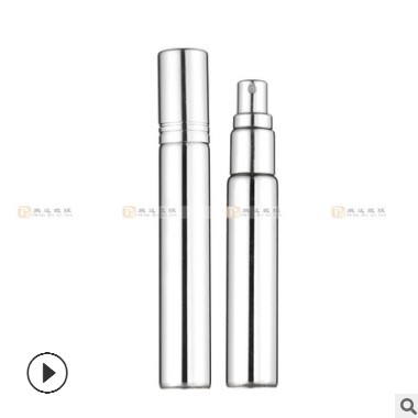 【支持定制】5ml 10ml 15ml 银色电镀喷雾瓶香水精油分装保健品瓶图3