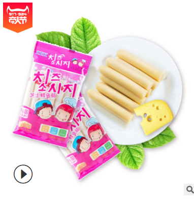 韩国进口零食 正品ZEK芝士鳕鱼肠 7根装 宝宝鱼肠 儿童食品 105g图2