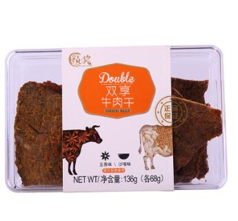 祯奖 手撕牛肉干五香香辣牛肉干xo酱风味牛肉干136g零食熟食图3