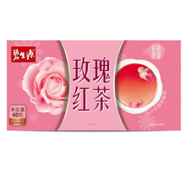 碧生源 玫瑰红茶 花茶 花草茶 玫瑰红茶1.6g*25袋装图2