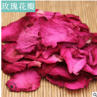 厂家直销2019新货玫瑰花瓣 干花 玫瑰花片泡澡 美容花瓣 沐浴泡脚图2