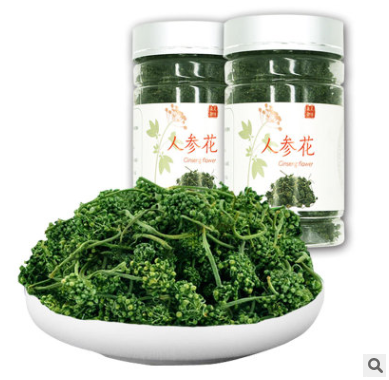 【长白山发货 支持定做】人参花 长白山人参花茶 朵朵精选 50g/瓶图2