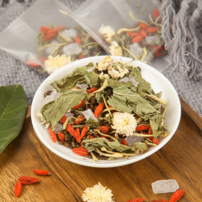 金银花菊花茶 薄荷甘草菊花茶 一件代发图2