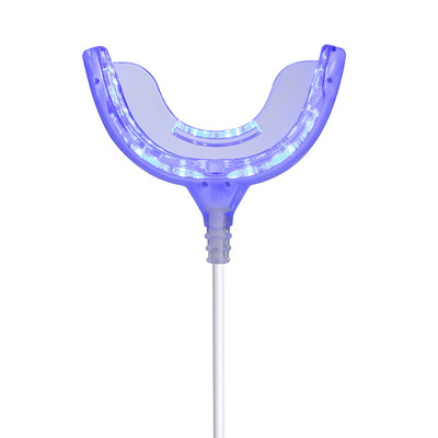 跨境OEM定制usb一拖四带开关连体牙齿美白仪32LED灯牙托防水牙套图2