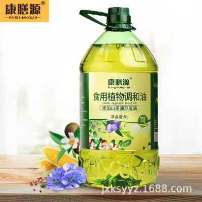 康膳源 山茶亚麻籽食用油 山茶油食用植物调和油 5L非转基因图2