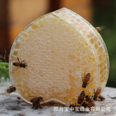 巢蜜蜂蜜农家自产蜂巢蜜老蜂巢蜂窝野生土蜂蜜嚼着吃250g盒装图3