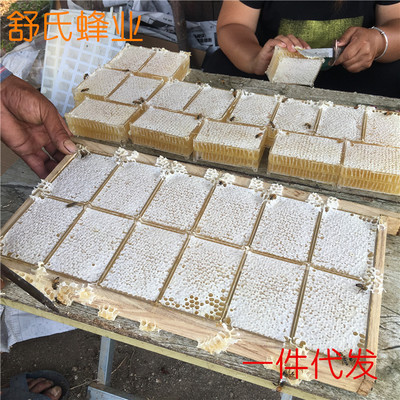 荆条蜂巢蜜250g峰巢蜜批发一件代发图2