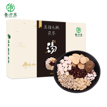 养方堂 广东煲汤材料 五指毛桃茯苓汤炖鸡药膳包秋季干货炖品批发图3