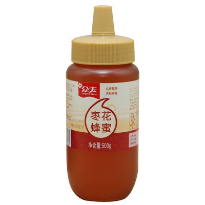 厂家直供批发贴牌代工一件代发众天陕北500g枣花蜜红枣蜂蜜