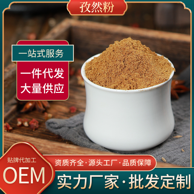 孜然粉烧烤料调味料孜然香料大全八角茴香OEM批发500克/袋调料包图2