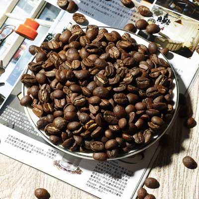 咖啡练习豆 烘焙咖啡豆 瑕疵豆 咖啡熟豆 磨砂膏原料云南咖啡豆