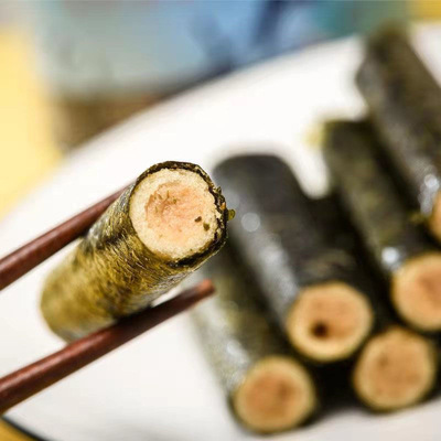 海苔肉松卷夹心肉松蛋黄海苔休闲零食儿童零食小吃办公室休闲食品图3