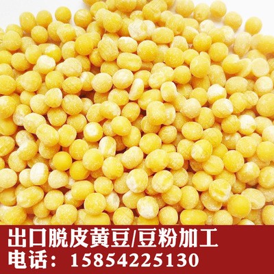 出口批发烘干脱皮黄豆 脱皮黄豆粉 生豆粉 熟豆粉 煮豆粉 20kg/袋图2