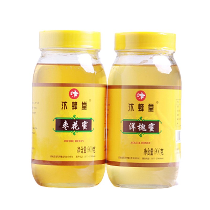 厂家直供洋槐蜂蜜 900g玻璃瓶原生自产洋槐蜂蜜 枣花蜜批发图5