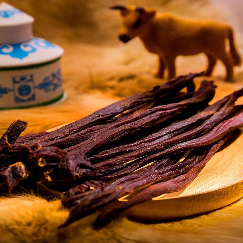 内蒙古特产牛肉干 风干手撕牛肉干厂家散装原味休闲零食批发代发图4