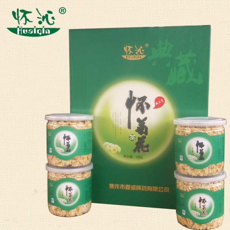 怀沁 怀菊花 正品典藏怀菊花茶 30g*4瓶 高档礼盒装图4