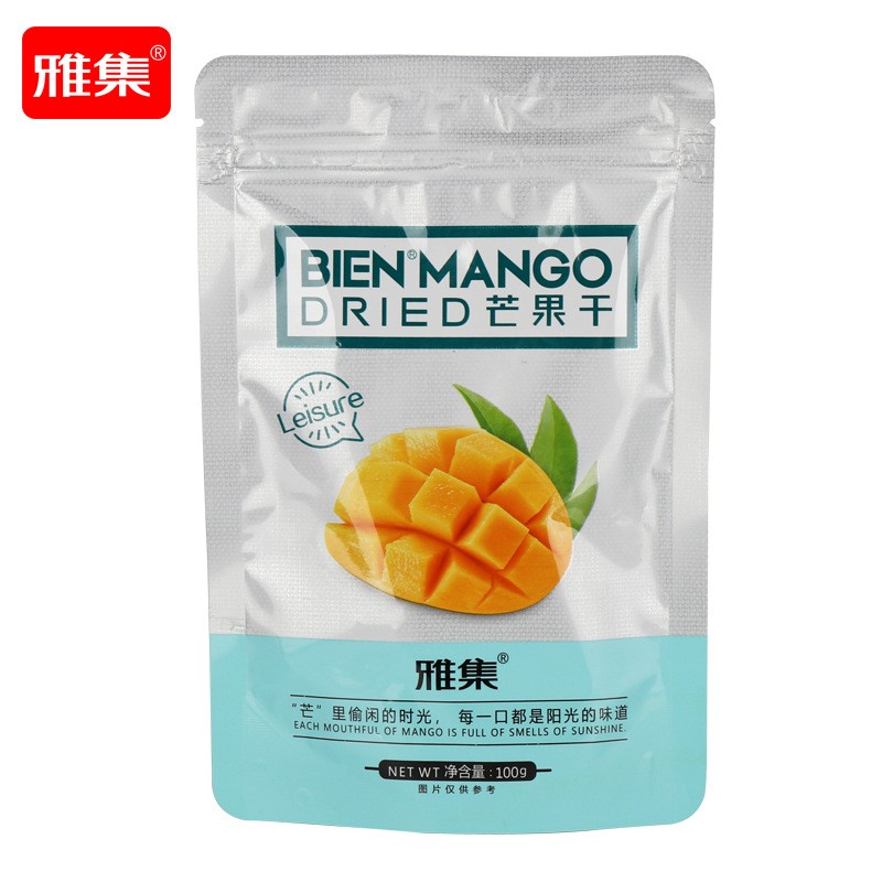 【实惠6元 100g】雅集 芒果干大片厚切果肉 网红零食好吃休闲 食品图5