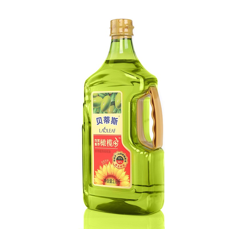 贝蒂斯葵花籽橄榄调和油1.6L*2礼盒食用油 含12%特级初榨橄榄油图3