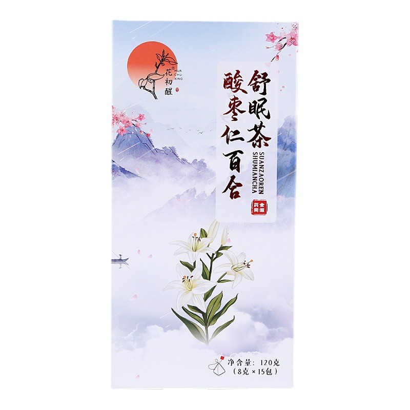 酸枣仁百合舒眠茶花茶养生茶 花初醒三角包茶包代发授权酸枣仁图4