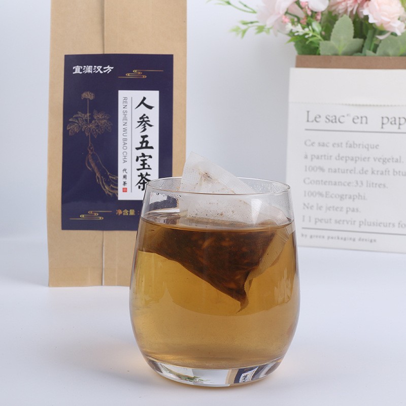 人参五宝茶 八宝茶 OEM贴牌代加工一件代发袋泡茶代用茶 诚招代理图2