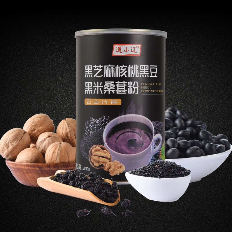 黑芝麻核桃桑葚粉贴牌代工食品批发代餐粉代工OEM贴牌图2