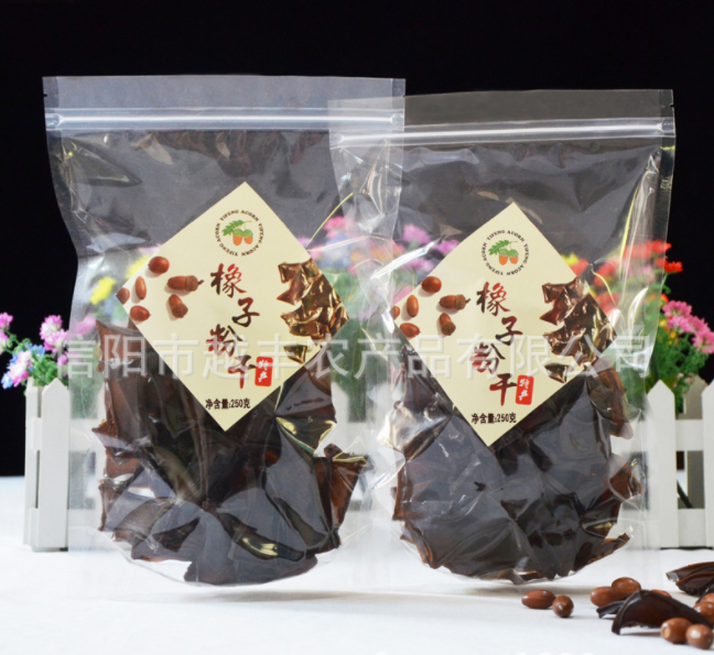 橡子粉干 橡子凉粉干 500g 橡子粉皮土特产 5KG包邮图3