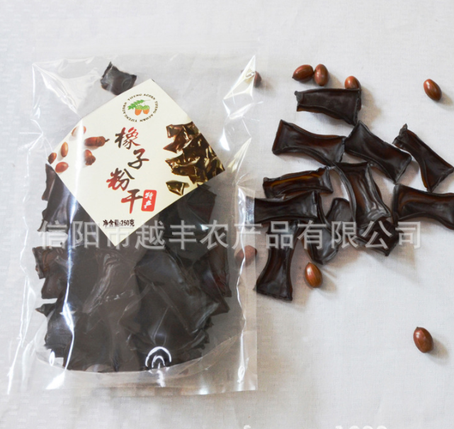 橡子粉干 橡子凉粉干 500g 橡子粉皮土特产 5KG包邮图4