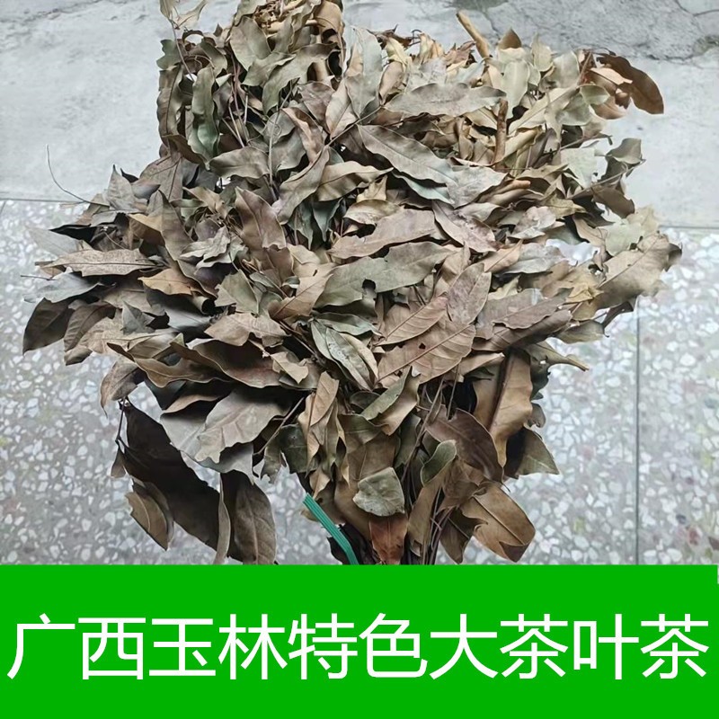 玉林特产大茶叶大叶茶广西六万山甜茶山茶甘甜可口消暑花草茶半斤图2