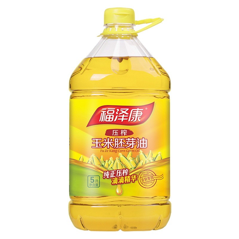 福泽康5L一级玉米胚芽油 压榨玉米油 一件代发 食用油 厂家直销图5