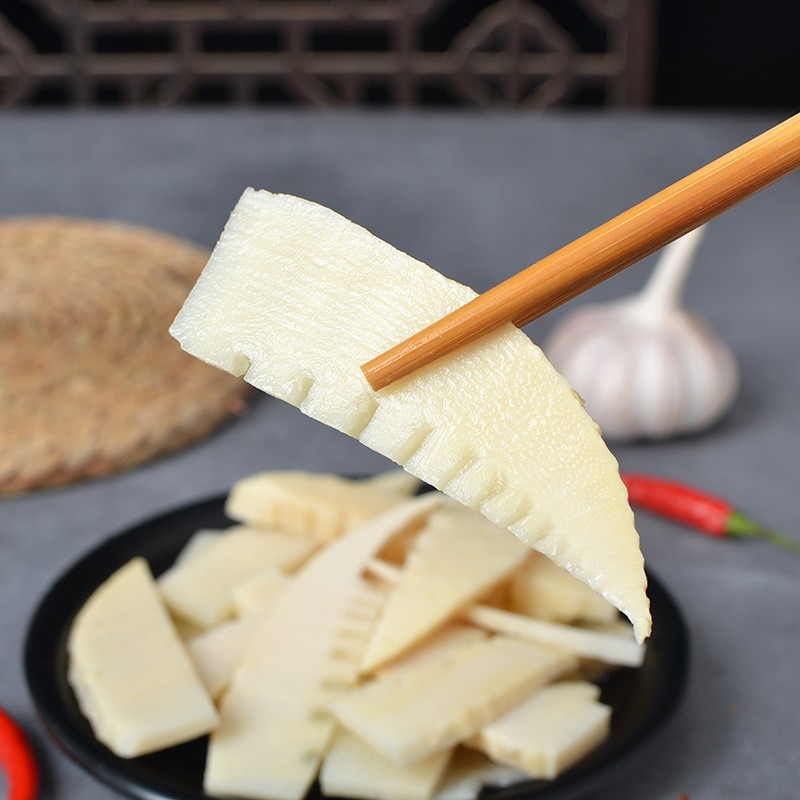 夷山夷水冬笋新鲜竹笋笋片400g/袋餐饮关东煮食材火锅笋清水笋图3