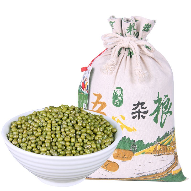 米鲜森陕北杂粮绿豆批发2.5kg 五谷杂粮粗粮图5