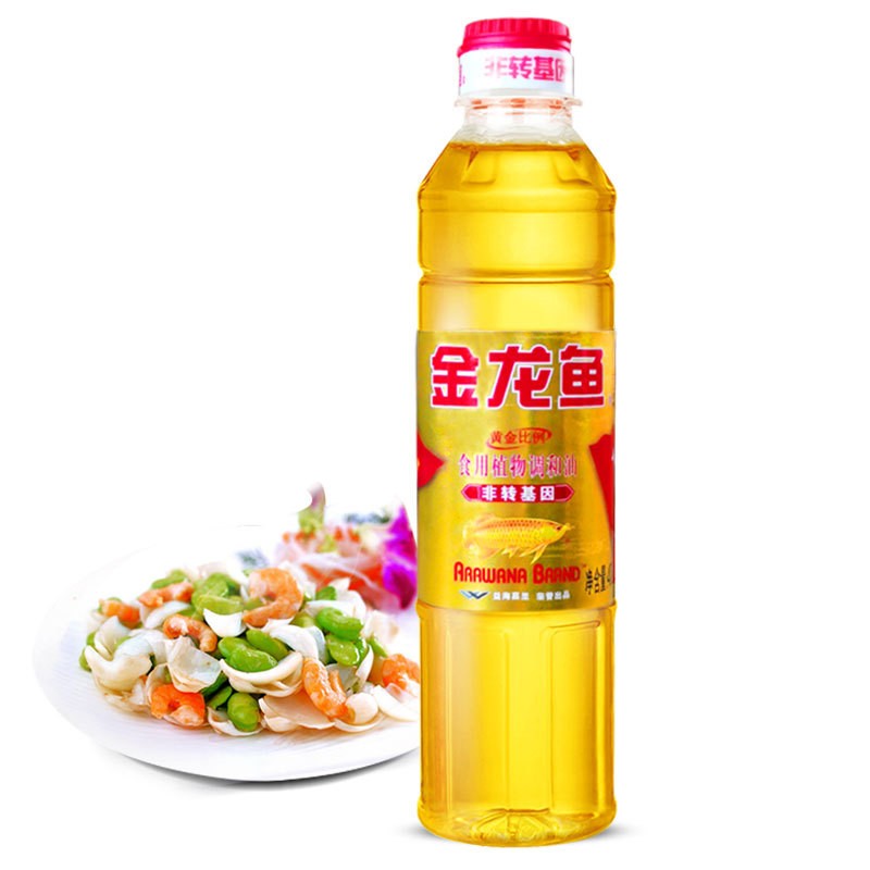 金龙鱼黄金比例食用植物非转调和油400ML/瓶装批发食用油活动礼品图2