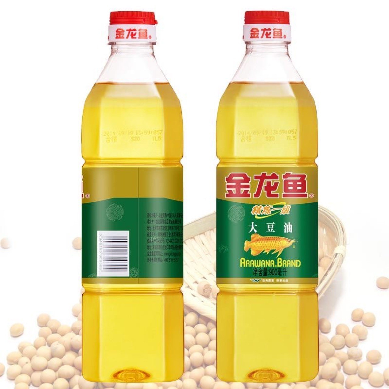 金龙鱼调和油食用油大豆油900ml 小瓶装烘焙色拉炒菜油植物油团购图4