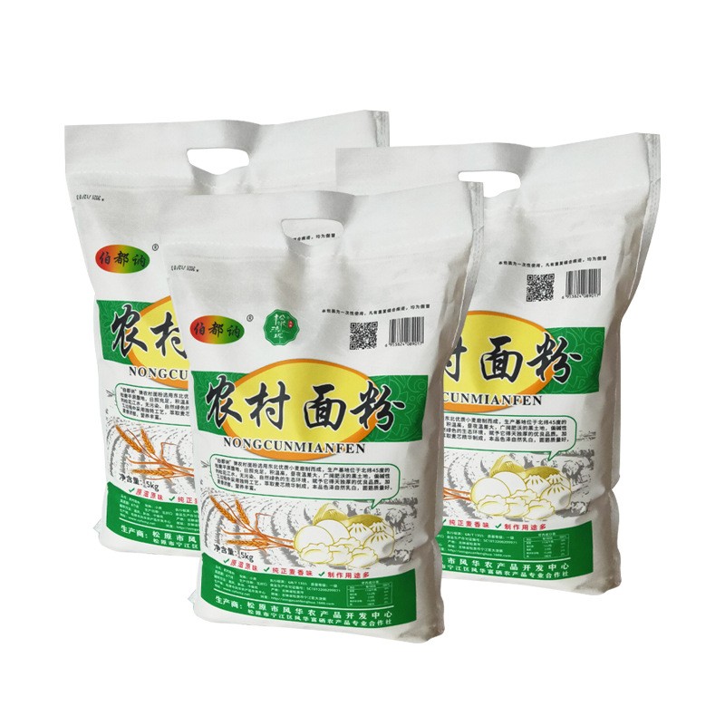 厂家供应农村面粉 5kg馒头包子富硒面粉 石磨食用富硒面粉图3