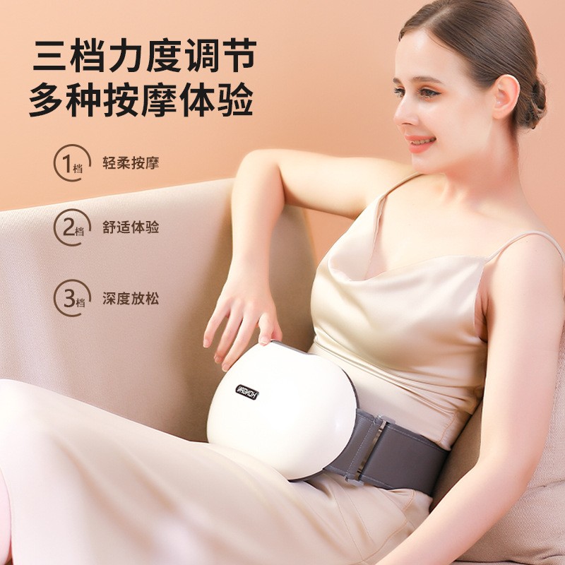 砭石自动揉腹仪无烟艾灸热敷恒温揉肚子按摩器便携式按摩腰带批发图2
