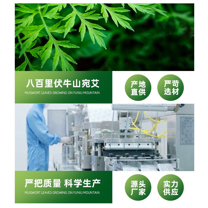 定康艾草腰椎贴 艾叶贴 艾草贴艾灸贴图4