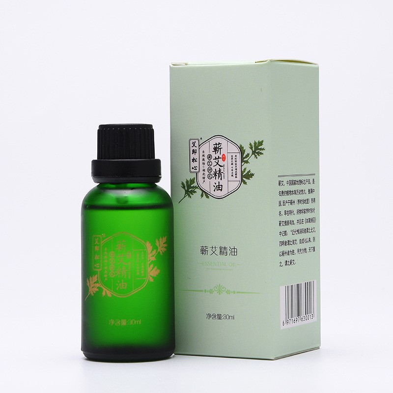 蕲艾精油30ML/盒 艾精油 艾油 蕲艾精油 开背艾精油厂批发图4