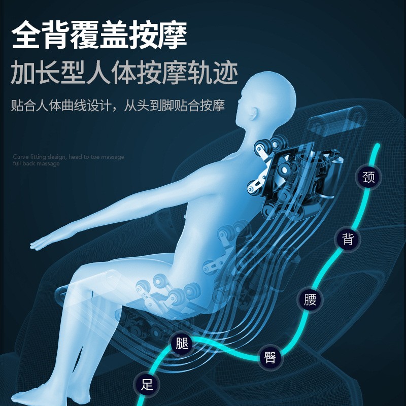 跨境智能按摩椅家用小型全自动多功能太空舱零重力电动沙发按摩器图4